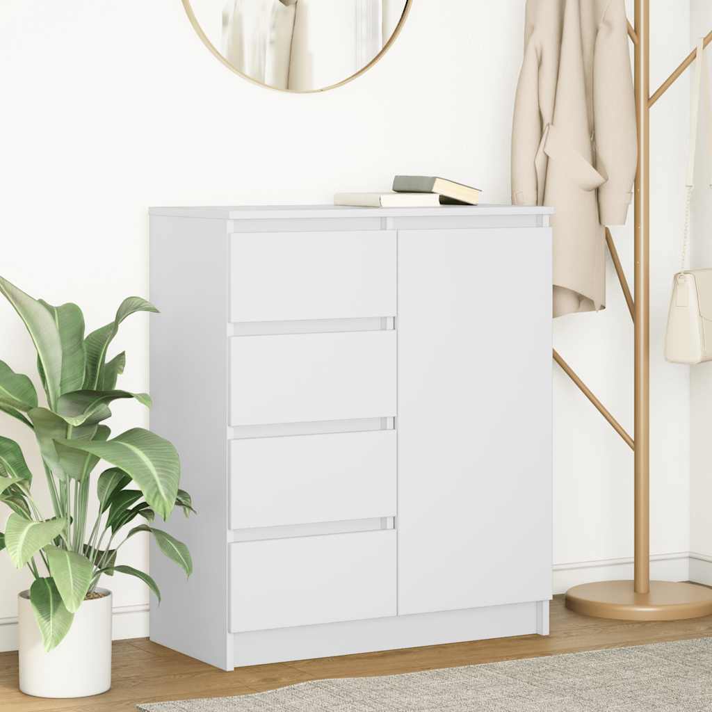 Skjenk Hvit med skuffer 71x35x84 cm