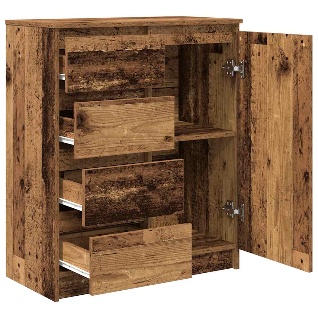 Skjenk Gammelt Tre med skuffer 71x35x84 cm