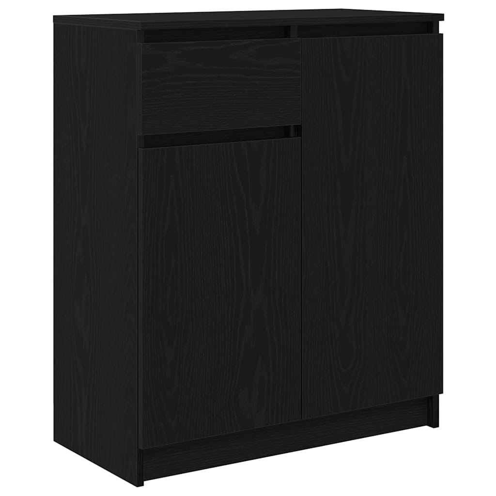 Skjenk Svart Eik med skuff 71x35x84 cm