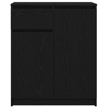 Skjenk Svart Eik med skuff 71x35x84 cm