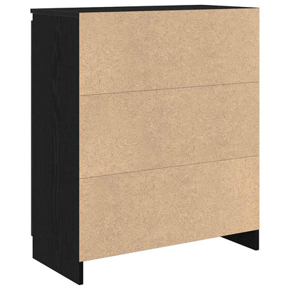 Skjenk Svart Eik med skuff 71x35x84 cm