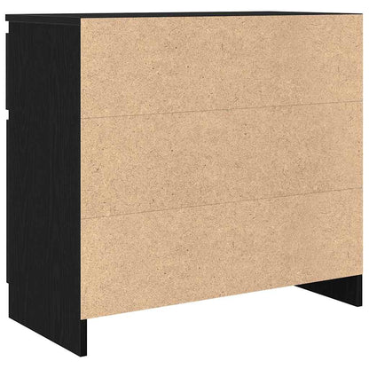 Skjenk Svart Eik med skuff 71x35x65 cm