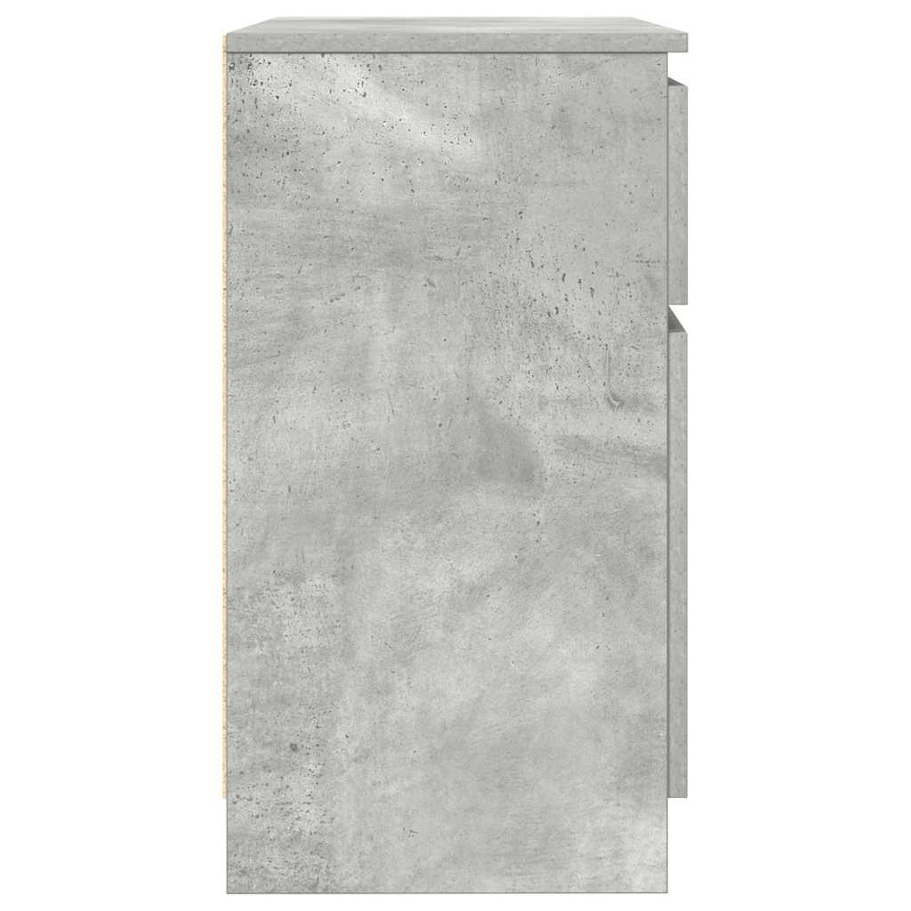 Skjenk Betonggrå med skuff 71x35x65 cm