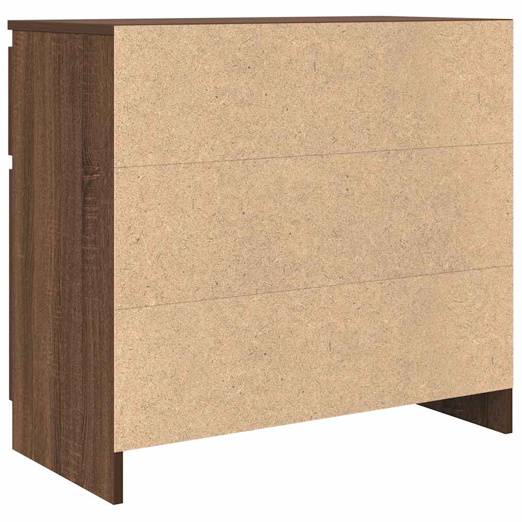 Skjenk Brun Eik med skuff 71x35x65 cm