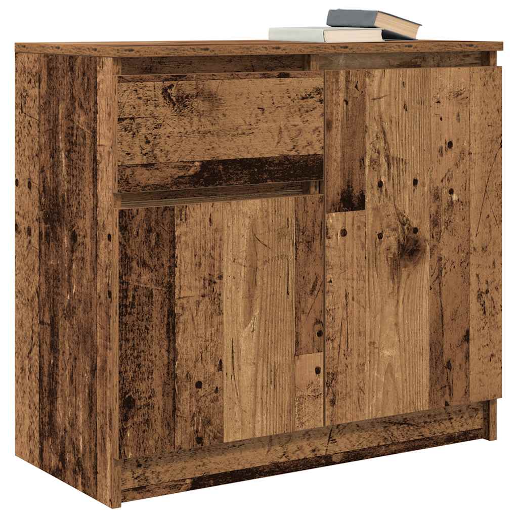 Skjenk Gammelt Tre med skuff 71x35x65 cm
