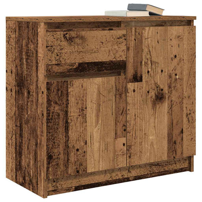 Skjenk Gammelt Tre med skuff 71x35x65 cm