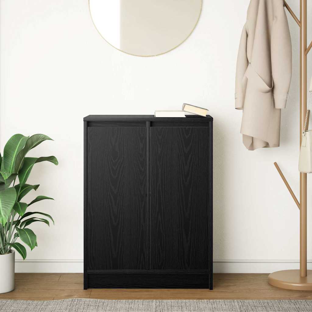 Skjenk Svart Eik 57x34x76 cm