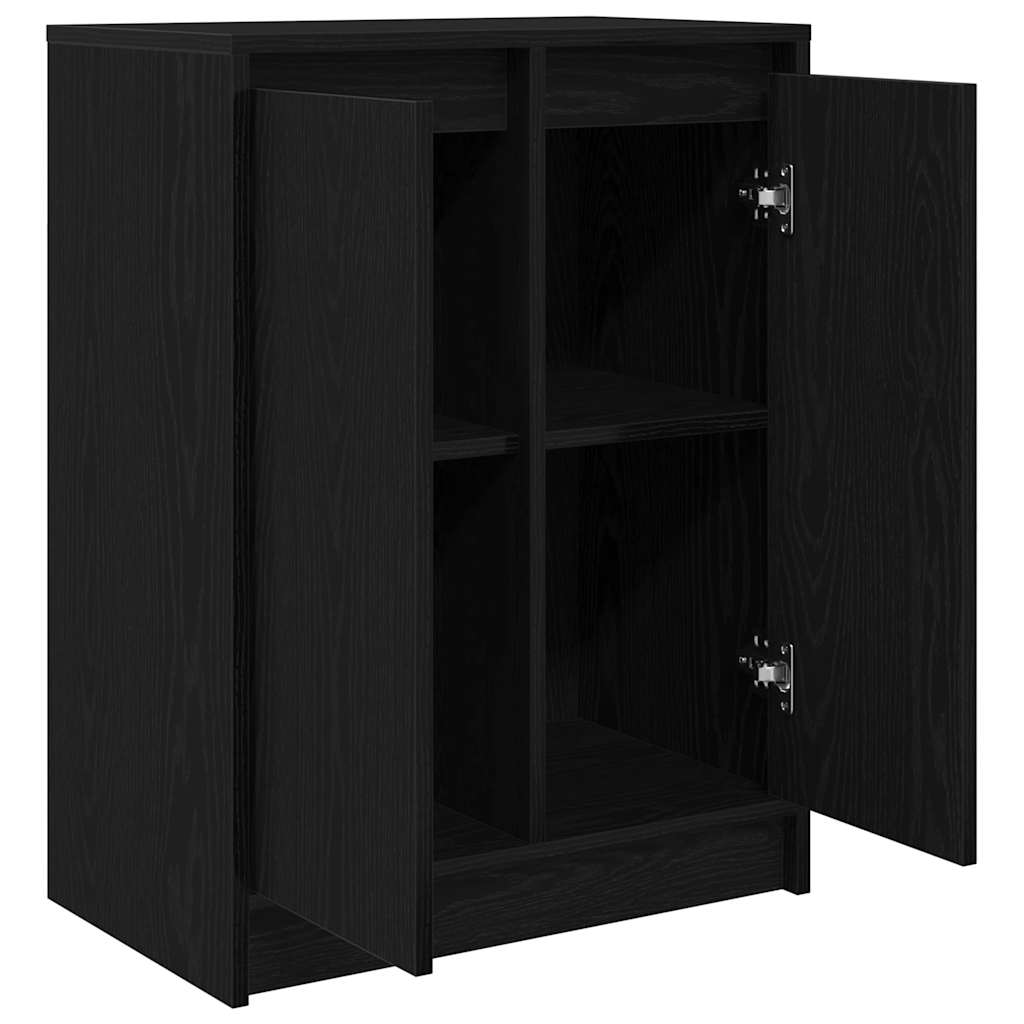 Skjenk Svart Eik 57x34x76 cm