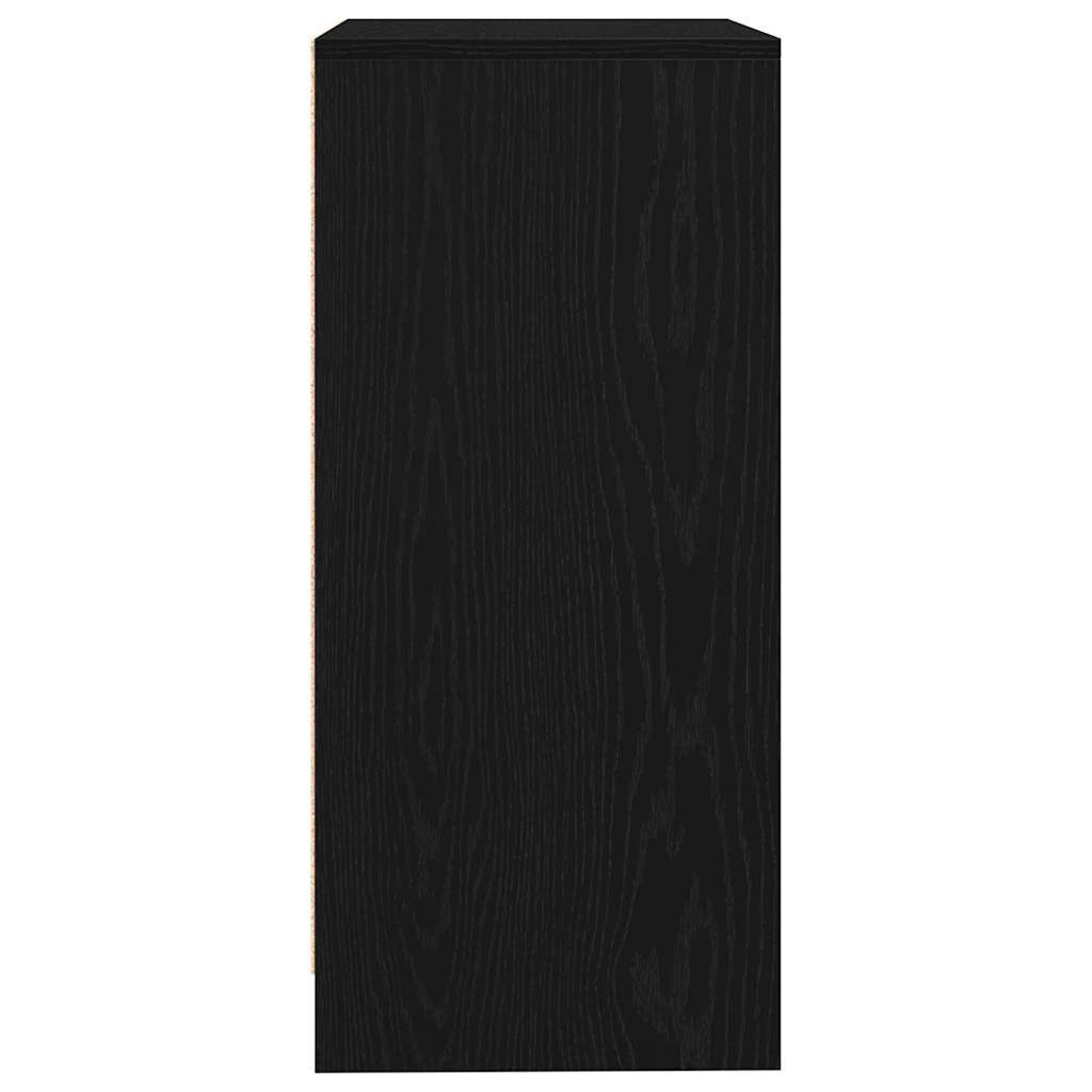 Skjenk Svart Eik 57x34x76 cm