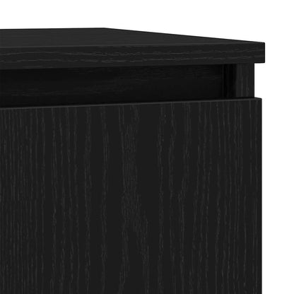 Skjenk Svart Eik 57x34x76 cm