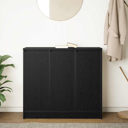 Skjenk Svart Eik 85x34x76 cm