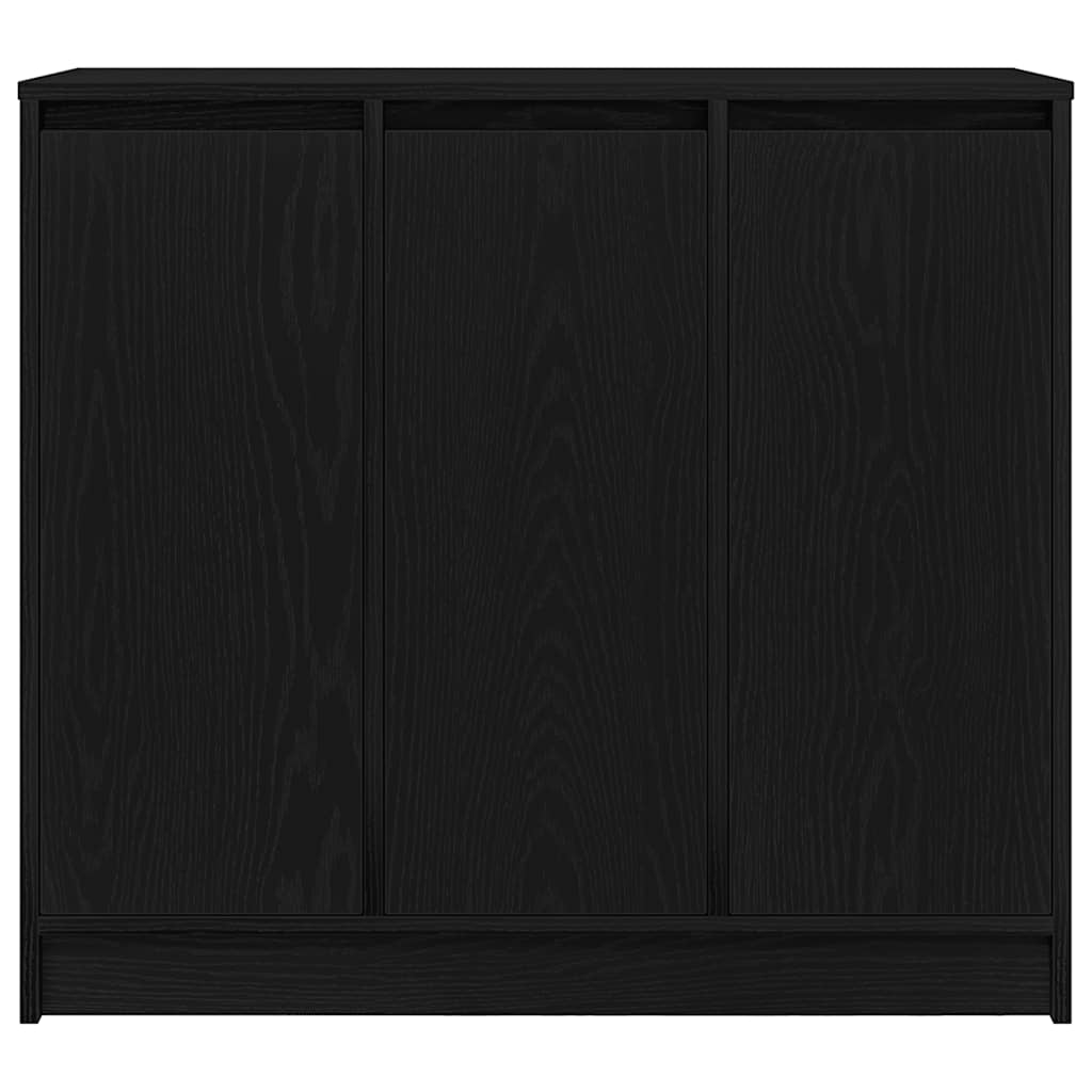 Skjenk Svart Eik 85x34x76 cm
