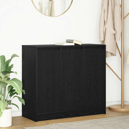 Skjenk Svart Eik 85x34x76 cm