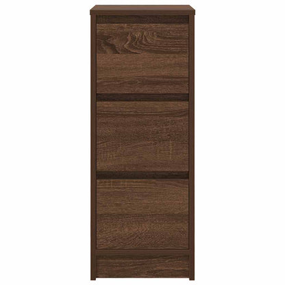Skjenk brun eik 29,5x34x76 cm konstruert tre