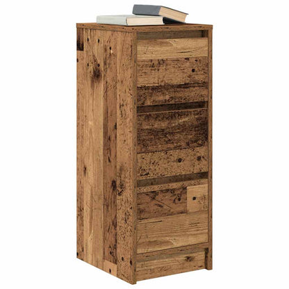 Skjenk gammelt tre 29,5x34x76 cm konstruert tre