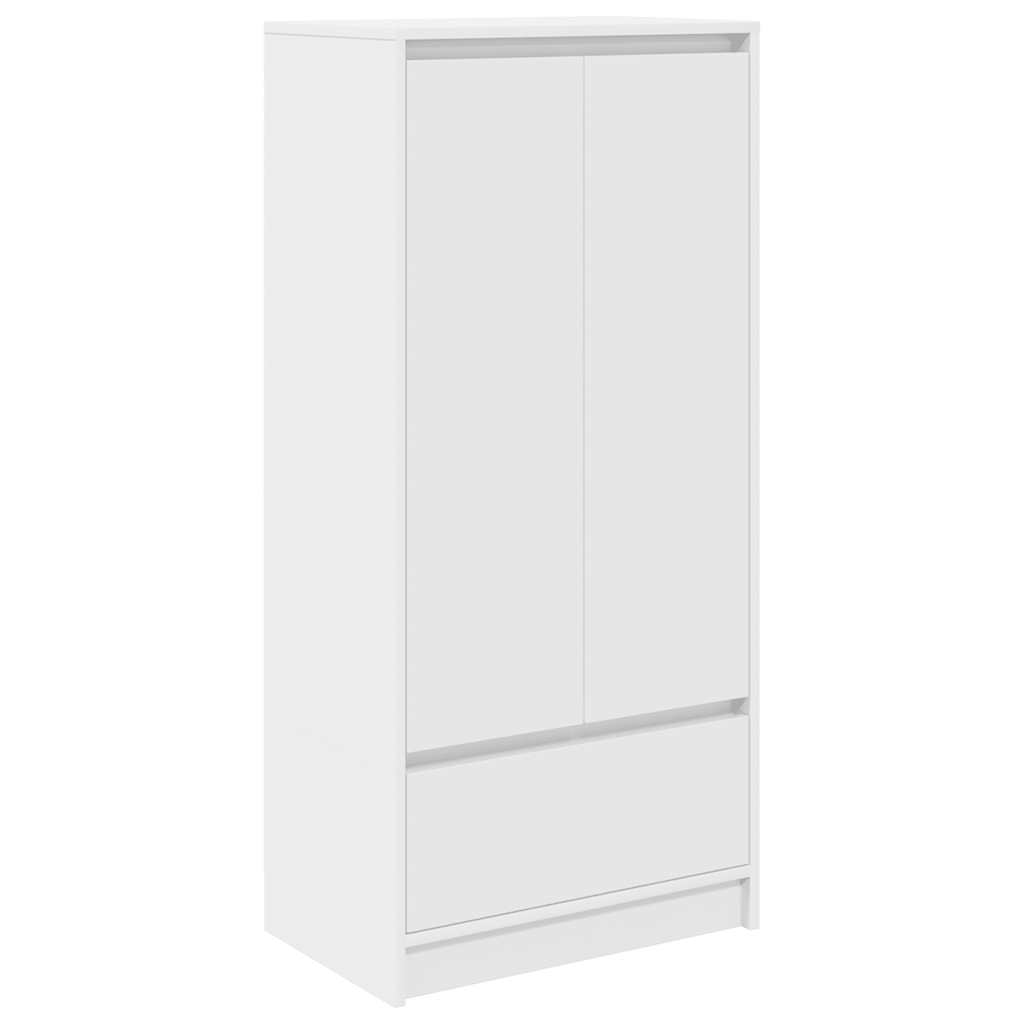 Skap Hvit med skuff 55,5x34x119,5 cm