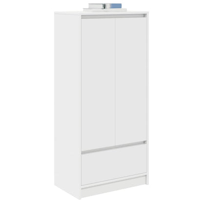 Skap Hvit med skuff 55,5x34x119,5 cm