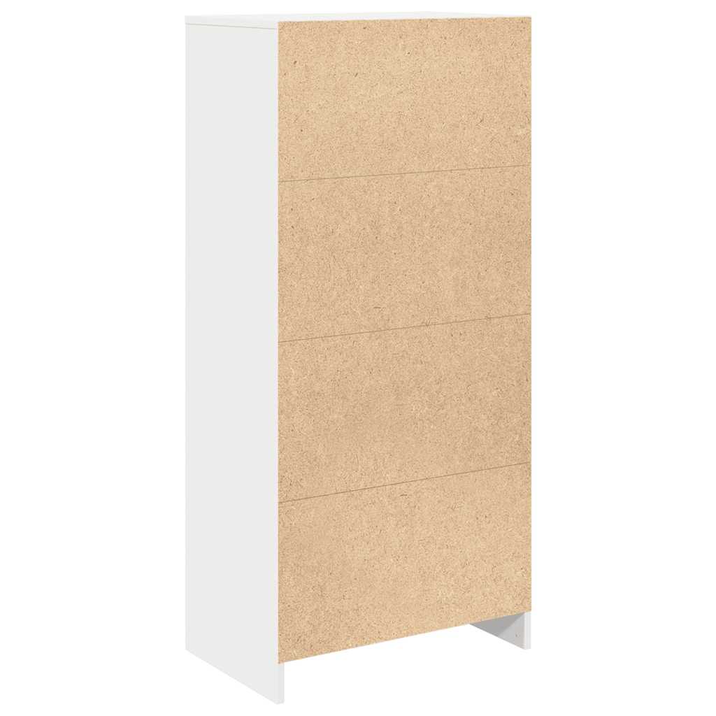 Skap Hvit med skuff 55,5x34x119,5 cm