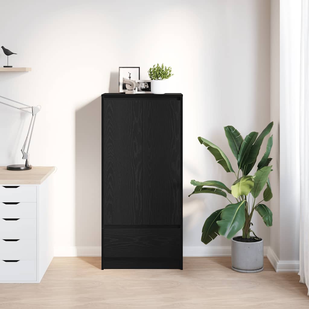Skap Svart Eik 55,5x34x119,5 cm