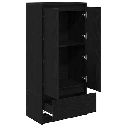 Skap Svart Eik 55,5x34x119,5 cm