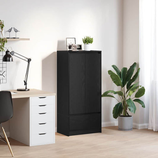 Skap Svart Eik 55,5x34x119,5 cm