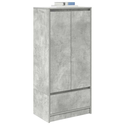 Skap Betonggrå med skuff 55,5x34x119,5 cm