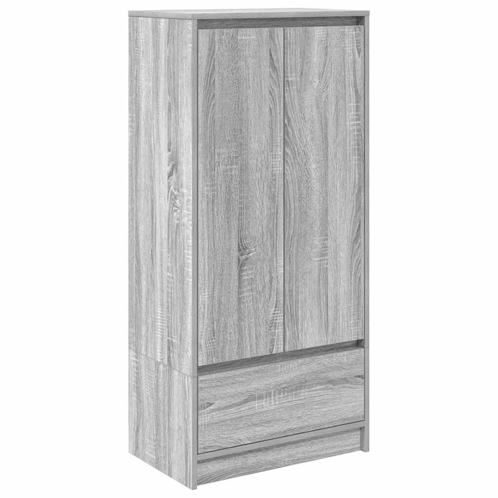 Skap Sonoma Grå med skuff 55,5x34x119,5 cm