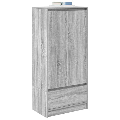 Skap Sonoma Grå med skuff 55,5x34x119,5 cm