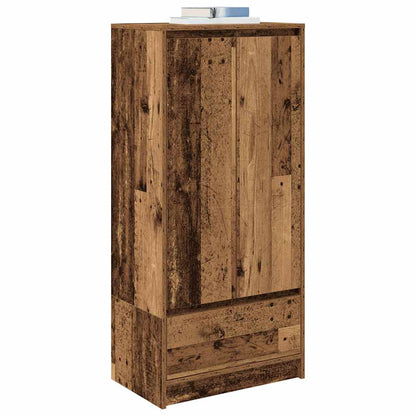 Skap Gammelt Tre med skuff 55,5x34x119,5 cm