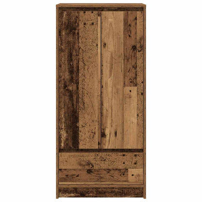 Skap Gammelt Tre med skuff 55,5x34x119,5 cm