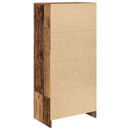 Skap Gammelt Tre med skuff 55,5x34x119,5 cm