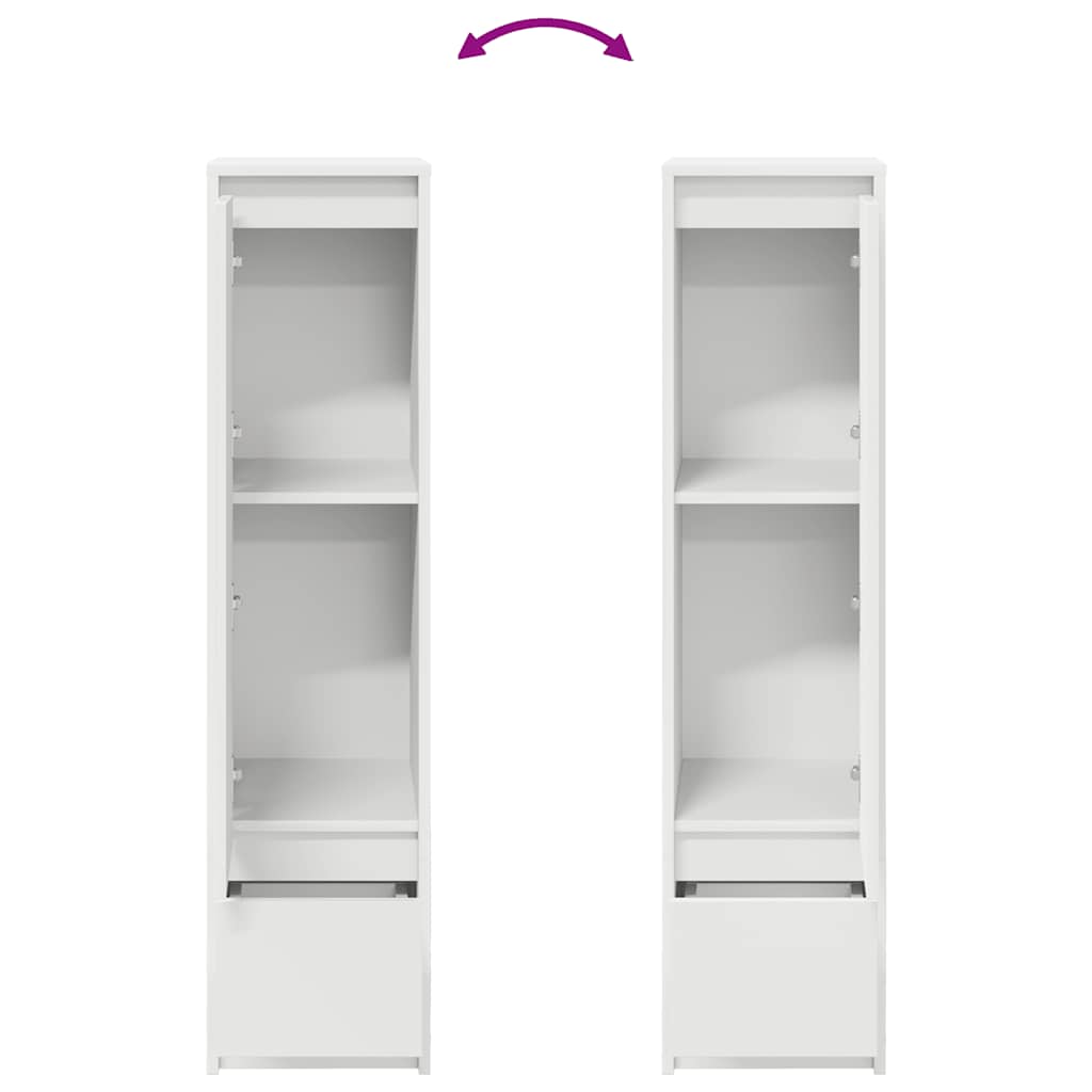 Skap Hvit 29,5x34x119,5 cm