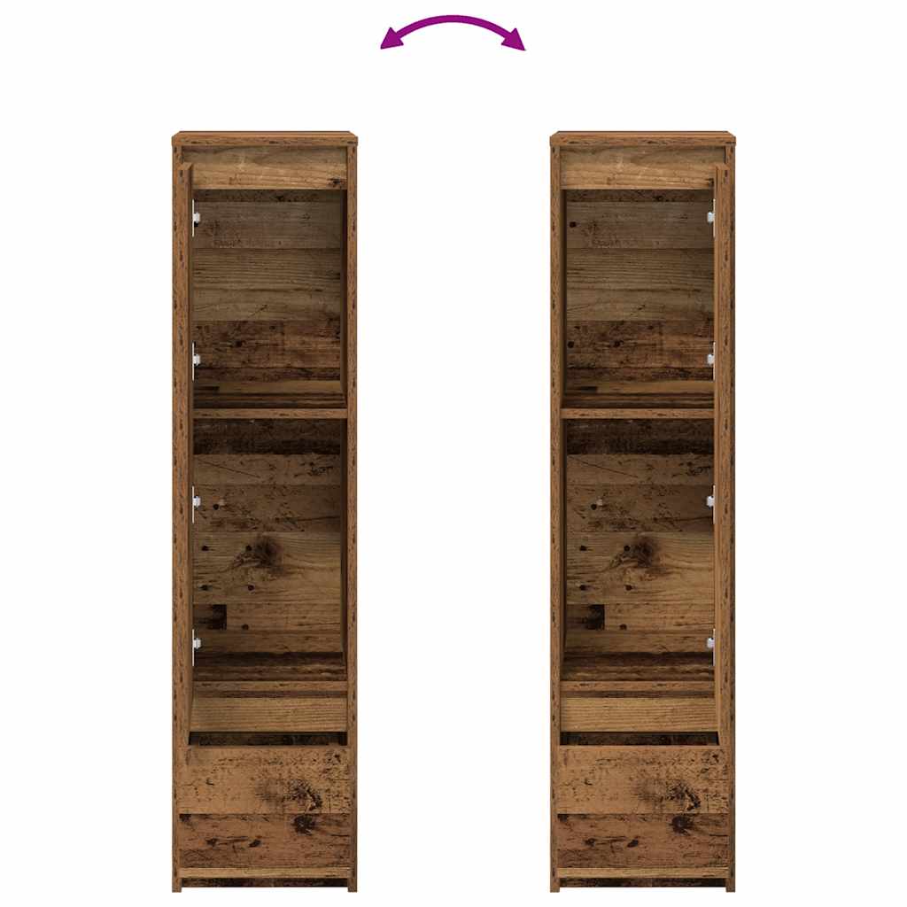 Skap Gammelt Tre 29,5x34x119,5 cm