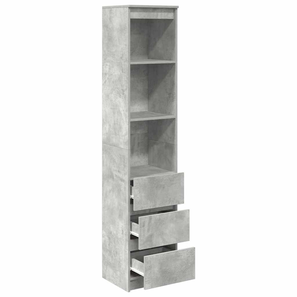 Skap Betonggrå 37,5x35x180 cm