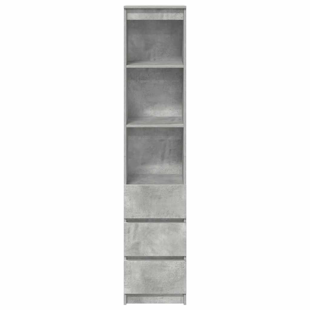 Skap Betonggrå 37,5x35x180 cm