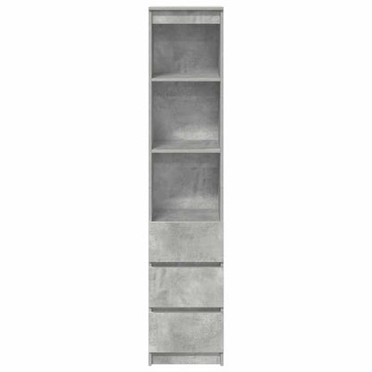 Skap Betonggrå 37,5x35x180 cm
