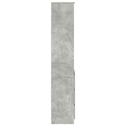 Skap Betonggrå 37,5x35x180 cm
