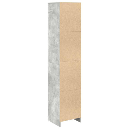 Skap Betonggrå 37,5x35x180 cm