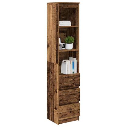 Skap Gammelt Tre 37,5x35x180 cm