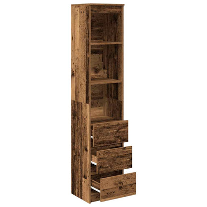 Skap Gammelt Tre 37,5x35x180 cm