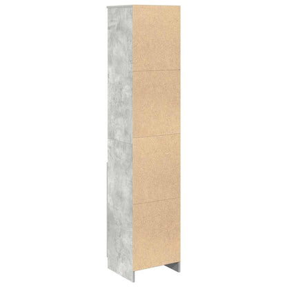 Skap Betonggrå 37,5x35x180 cm
