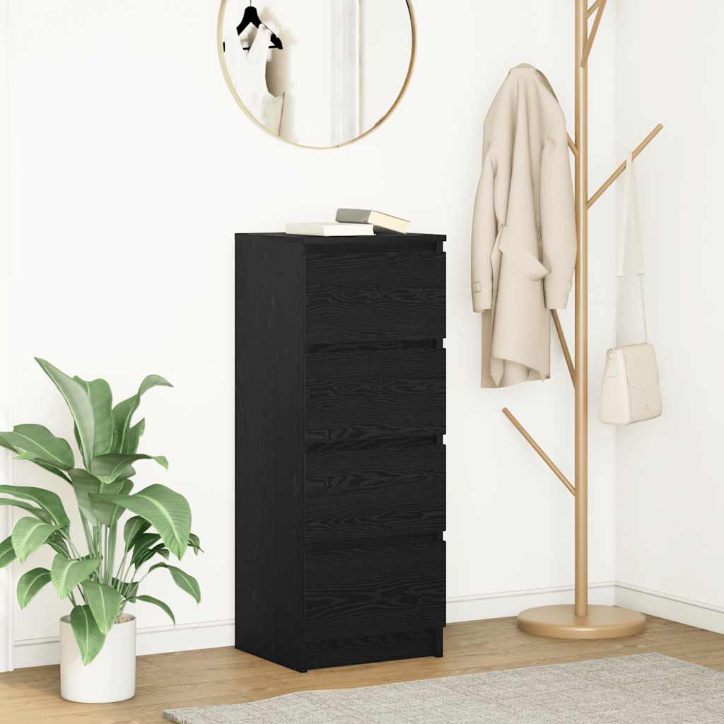 Skjenk Svart Eik 37,5x35x99 cm