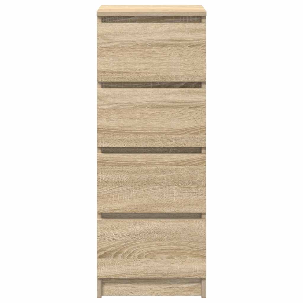 Skjenk sonoma eik 37,5x35x99 cm konstruert tre