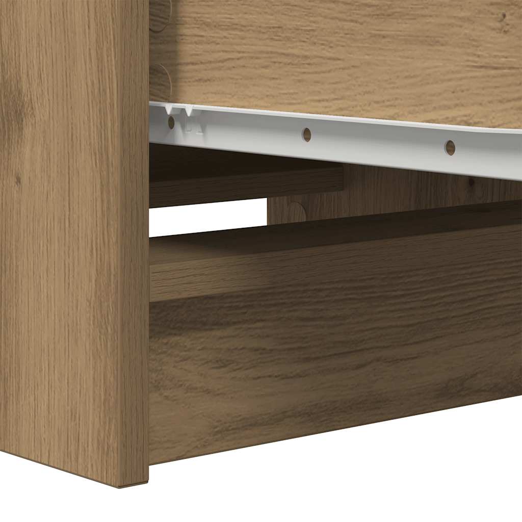 Skjenk artisan eik 37,5x35x99 cm konstruert tre