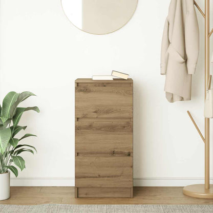 Skjenk artisan eik 37,5x35x76 cm konstruert tre