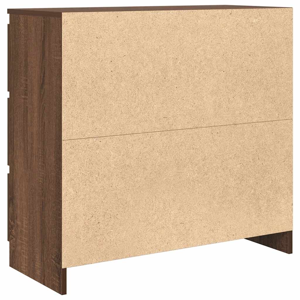 Skjenk Brun Eik 80x35x76 cm