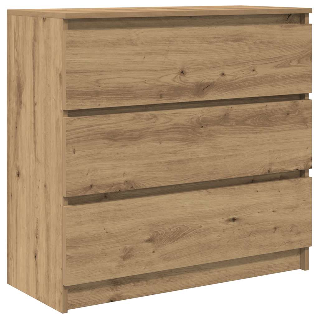 Skjenk Brun Eik 80x35x76 cm