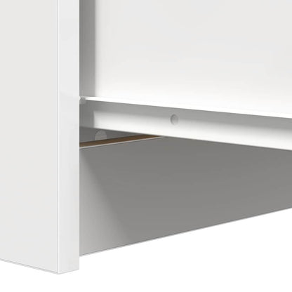 Skjenk hvit 37,5x35x76 cm konstruert tre
