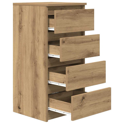 Skjenk artisan eik 37,5x35x76 cm konstruert tre