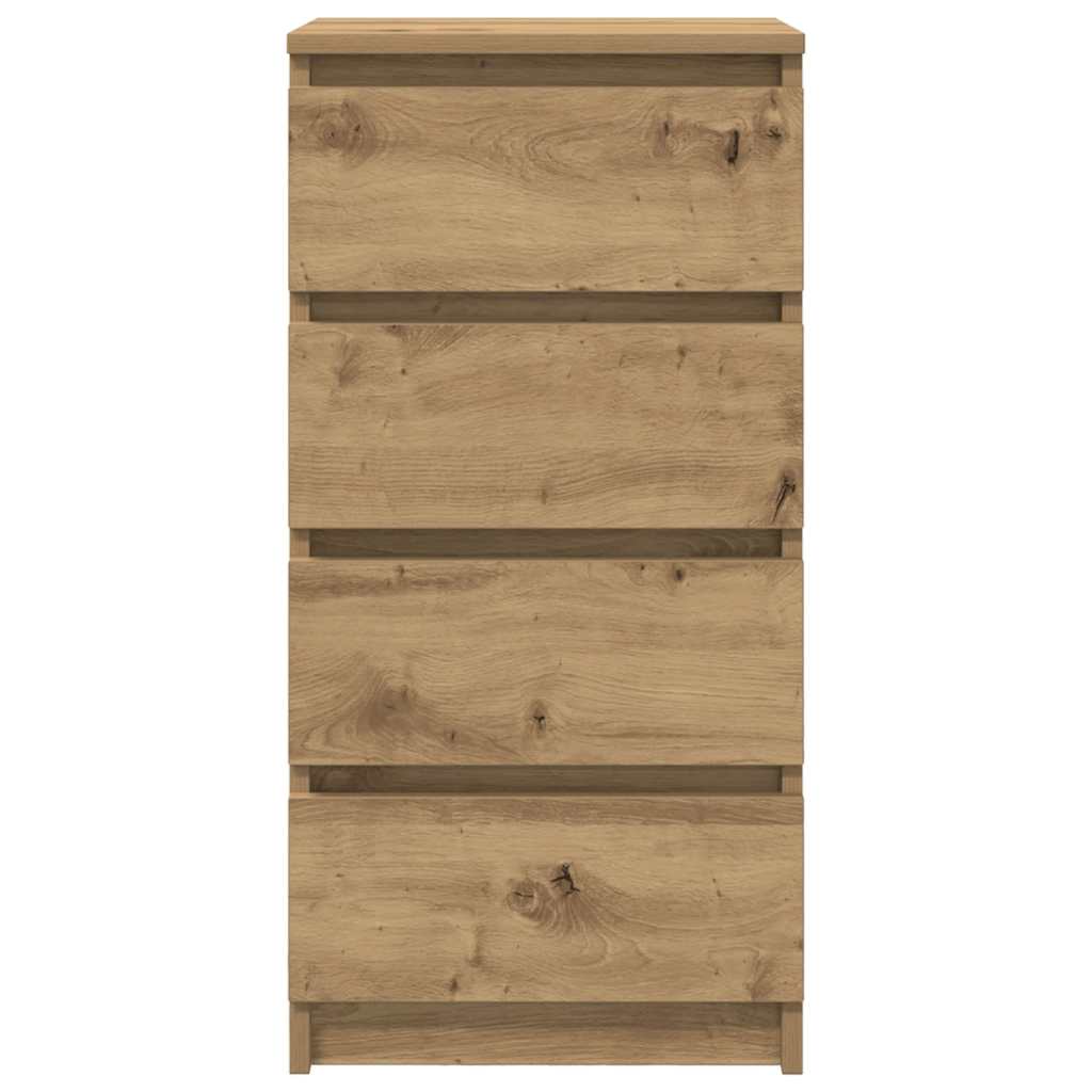 Skjenk artisan eik 37,5x35x76 cm konstruert tre